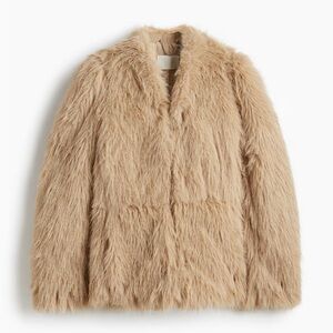 H&M Beige Teddy Jacket